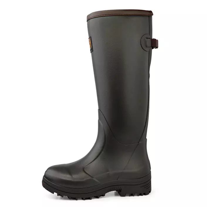 Gateway1 Pheasant Game Lady 17" 5mm rubber boots, Dark brown, large image number 1