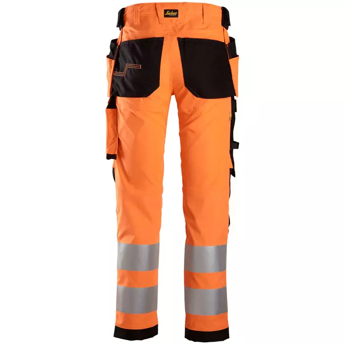 Snickers AllroundWork håndværkerbukser, Hi-Vis Orange/Sort, large image number 1