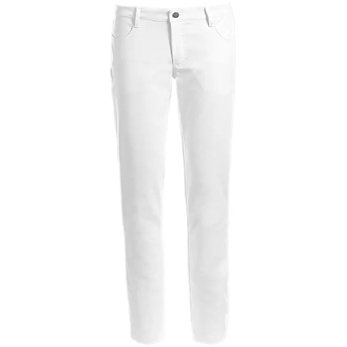 Kentaur women's trousers with low waist, White, large image number 0