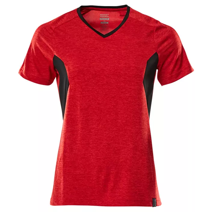 Mascot Accelerate Coolmax dame T-skjorte, Signal rød/svart, large image number 0
