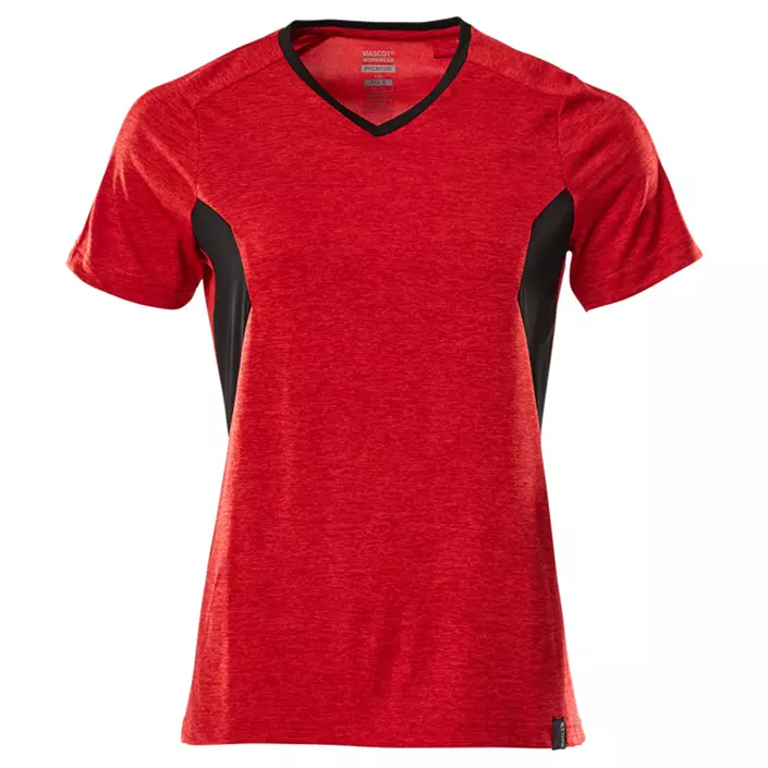 Mascot Accelerate Coolmax T-shirt dam, Signal röd/svart, large image number 0