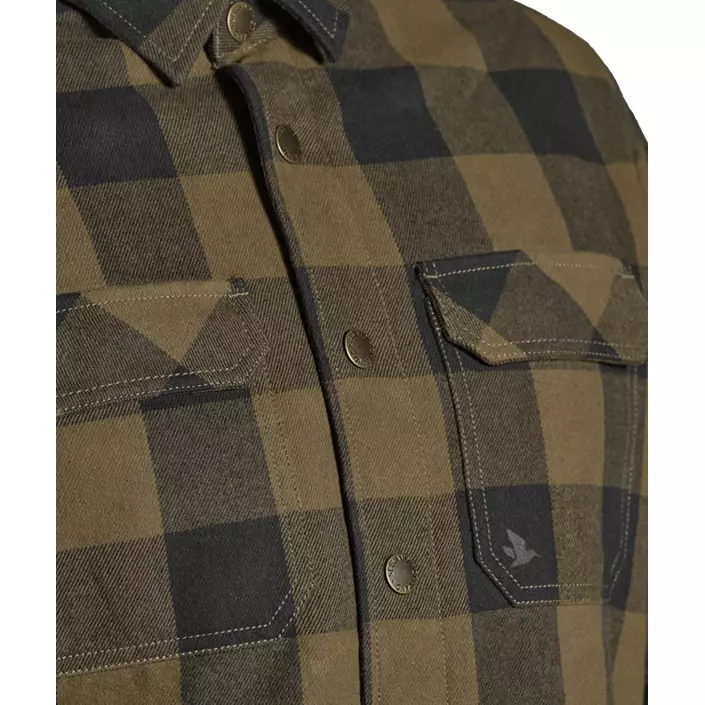 Seeland Canada fodrad skogsarbetare skjorta, Green Check, large image number 5