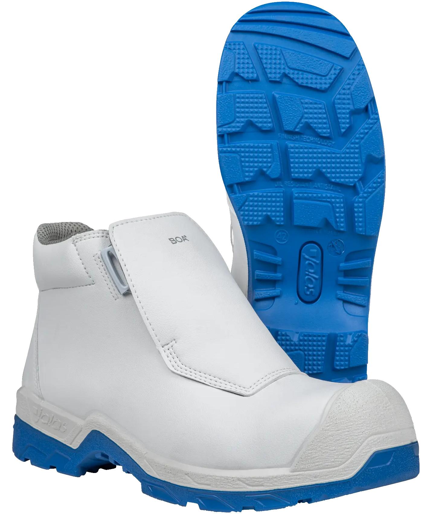Jalas 1410 clean safety shoes S2, White/Blue