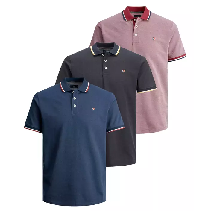 Jack & Jones Sæt med polo T-shirts, , large image number 0