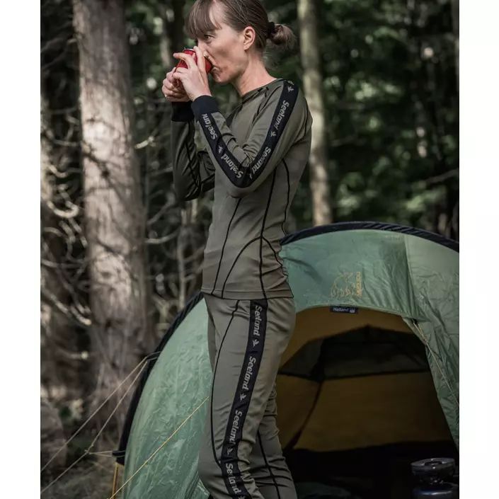 Seeland Crest Lea baselayerset dam, Grape leaf, large image number 1