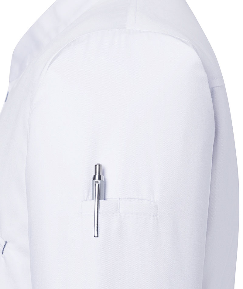 Karlowsky Modern-Touch short-sleeved chef jacket, White, large image number 5
