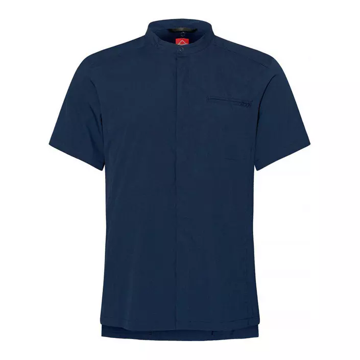 Segers 1006 regular fit kortärmad kockskjorta, Navy, large image number 0
