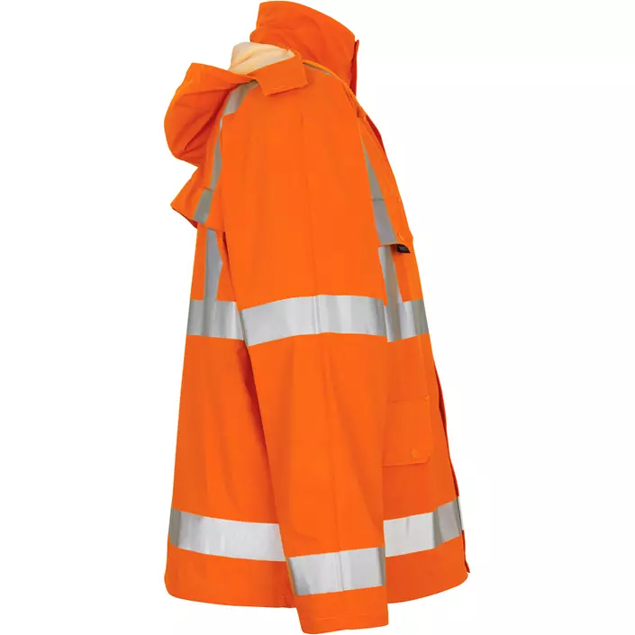 Mascot Safe Aqua Feldbach regnjakke, Hi-vis Orange, large image number 2