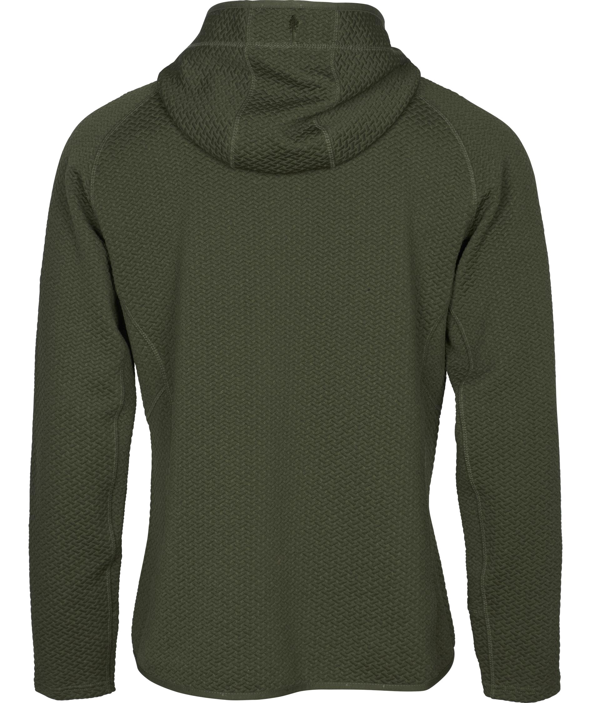 Pinewood Finnveden half-zip h&aelig;ttetr&oslash;je, Dark Green Melange, large image number 2