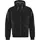 Fristads hoodie med dragkedja 7550 GSM, Svart/Grå, Svart/Grå, swatch