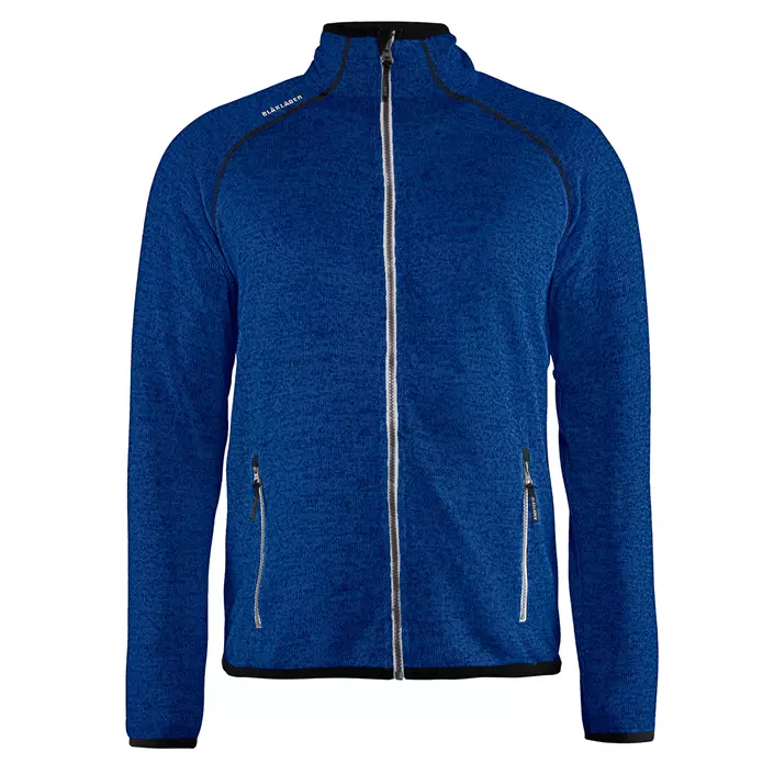 Blåkläder strikket jakke, Koboltblå/hvit, large image number 0