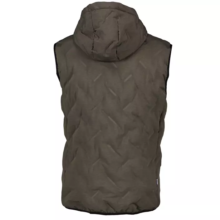 GEYSER quiltet vest, Oliven melange, large image number 3