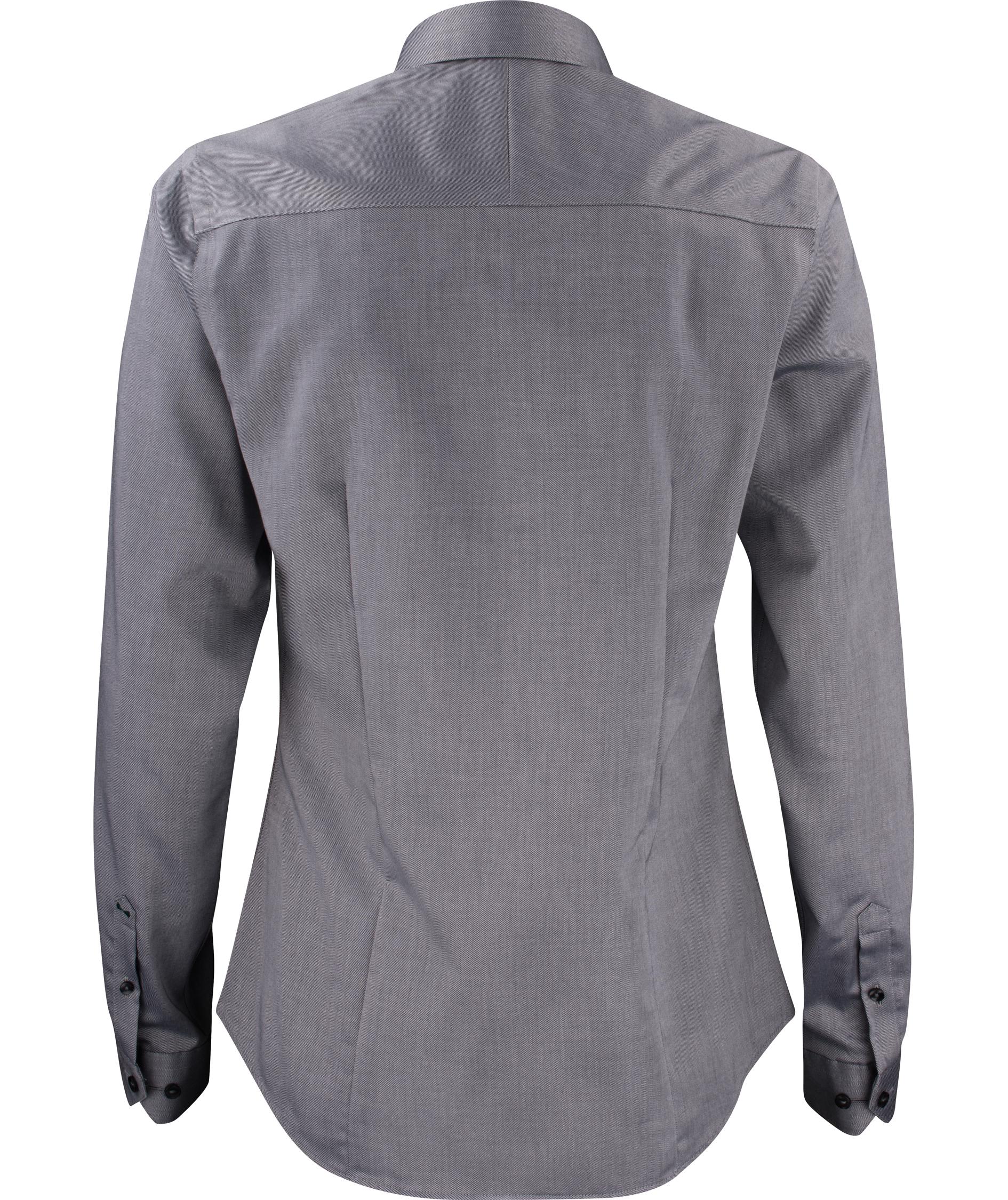 J. Harvest & Frost Twill Green Bow O1 lady fit skjorte, Gr&aring;, large image number 1