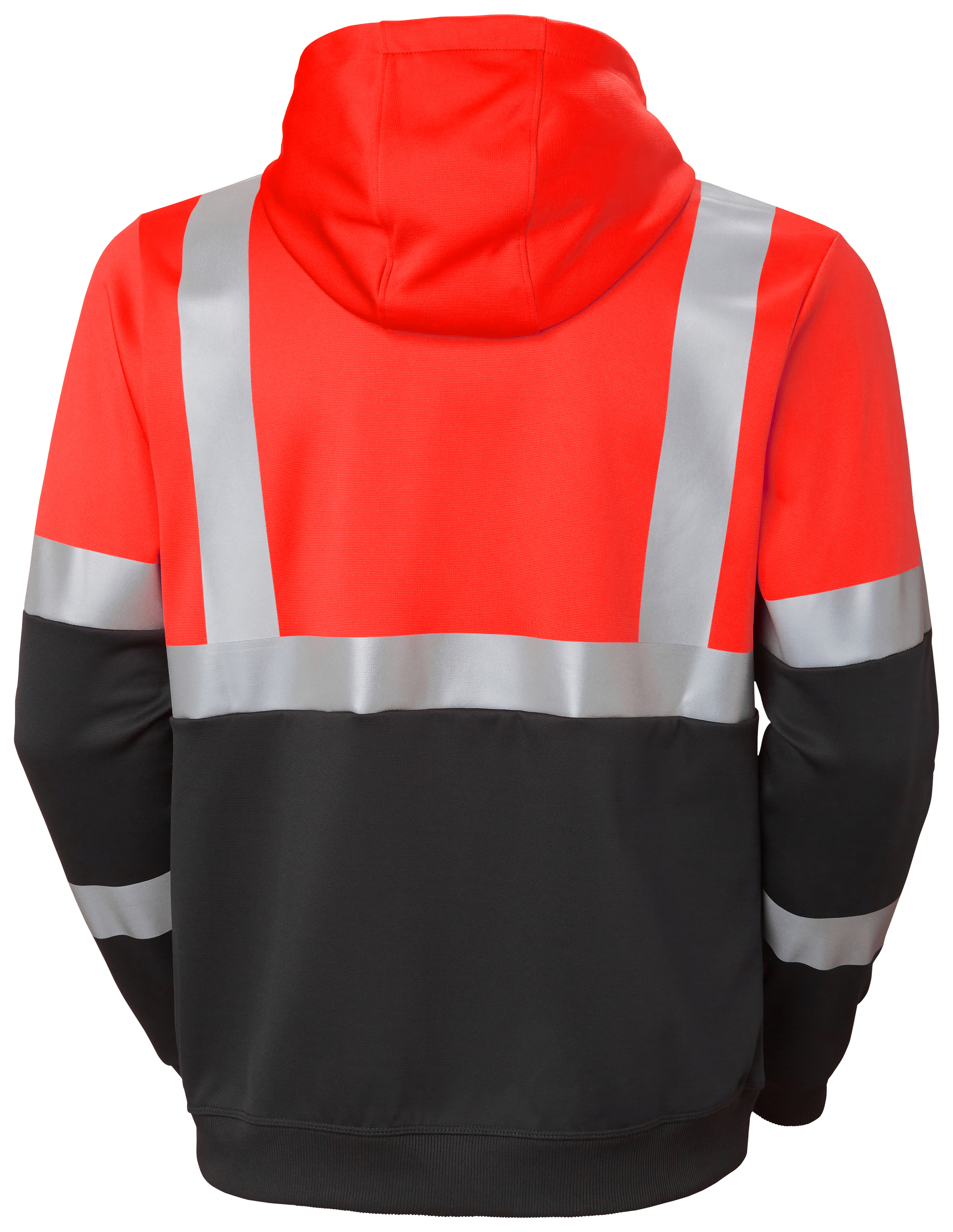 Helly Hansen Addvis hoodie with zipper, Hi-Vis Red/Ebony, large image number 2