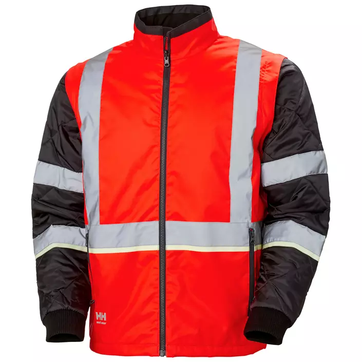 Helly Hansen UC-ME insulator jacket, Hi-Vis Red/Ebony, large image number 0