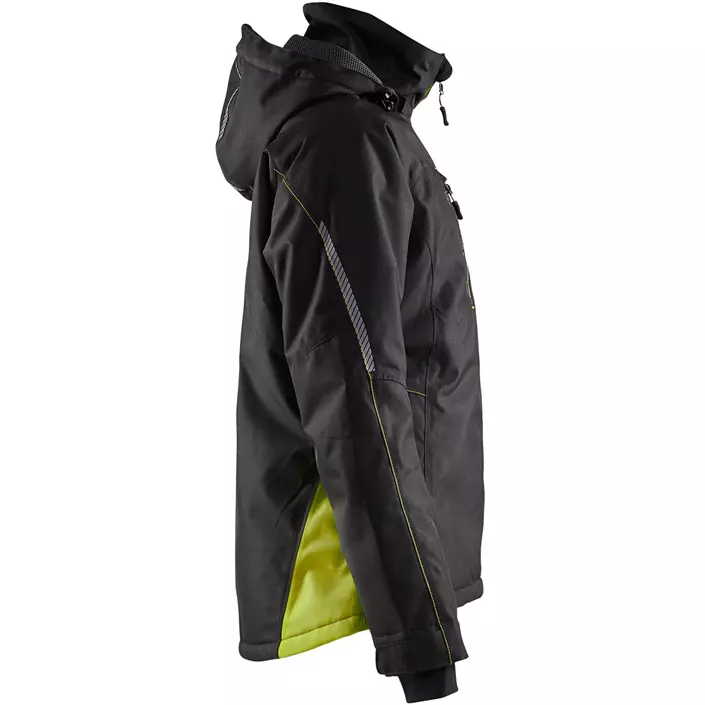 Blåkläder Unite women's winter jacket, Black/Yellow, large image number 3