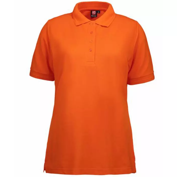 ID PRO Wear women's Polo shirt, Orange, large image number 1