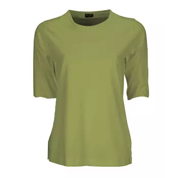Jyden Workwear dame T-skjorte med 3/4-ermer, Lime