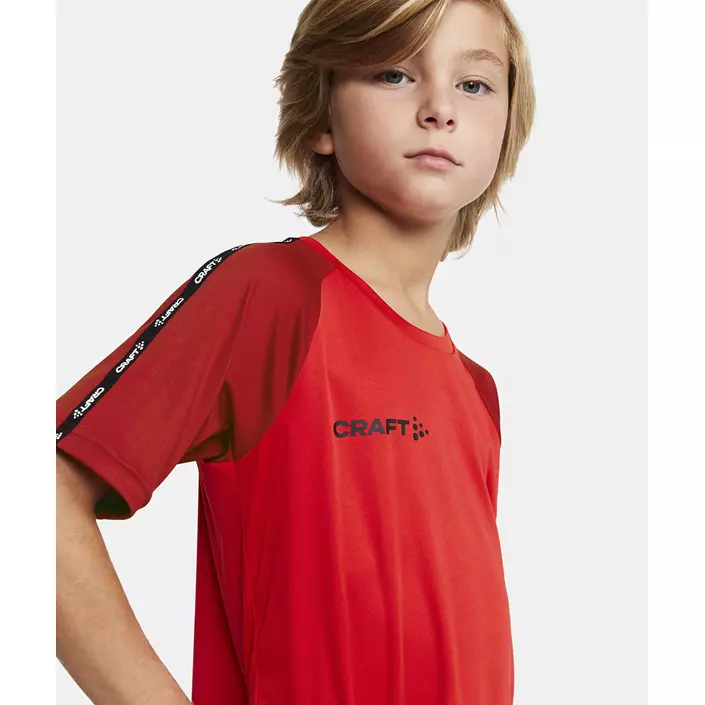 Craft Squad 2.0 Contrast T-shirt for kids, Bright Red-Express, large image number 3
