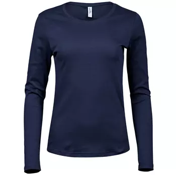 Tee Jay's Interlock long-sleeved women’s shirt, Navy
