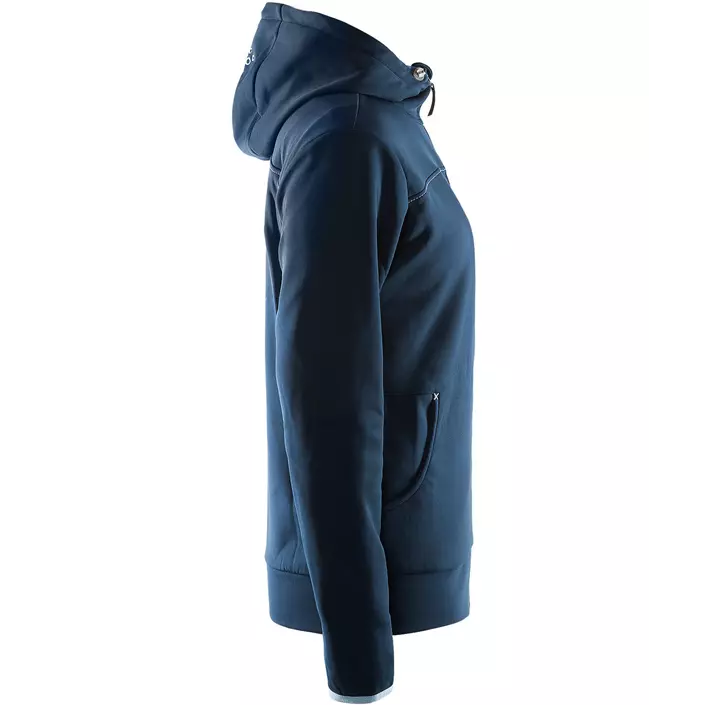 Craft Leisure hoodie dam med dragkedja, Mörk marinblå, large image number 3