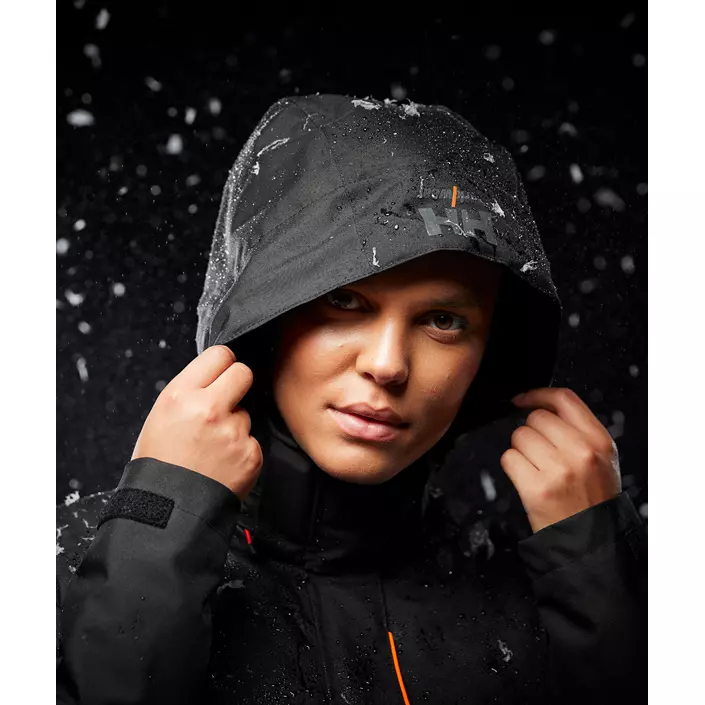 Helly Hansen Luna women's winter jacket, Black, large image number 8