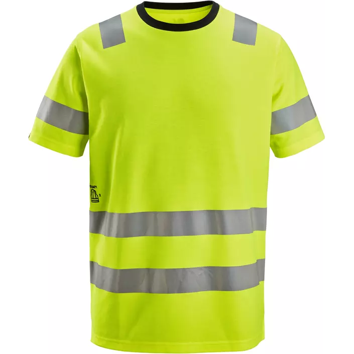 Snickers T-shirt 2536, Hi-Vis Yellow, large image number 0