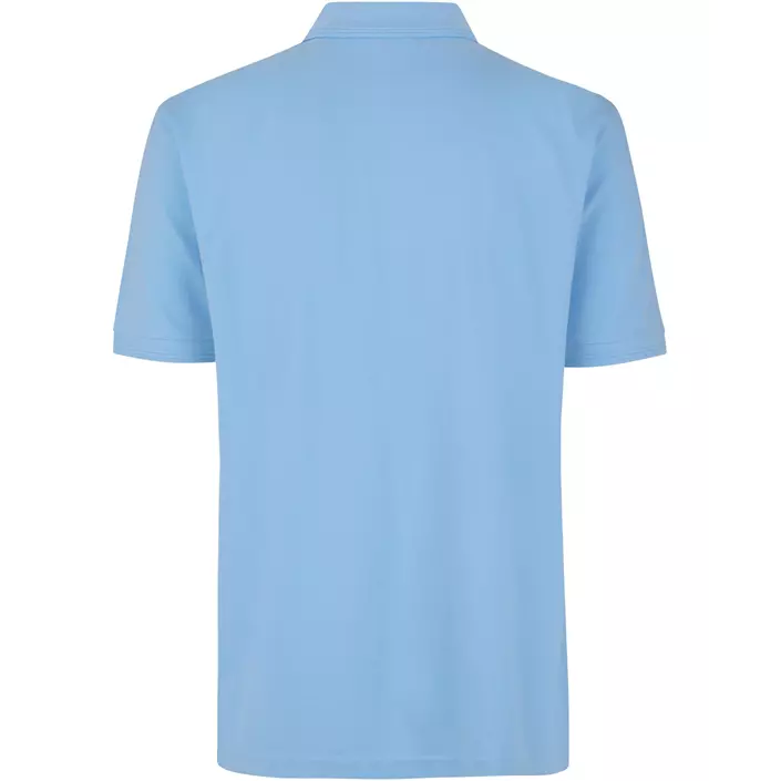 ID PRO Wear Polo T-skjorte med brystlomme, Lyseblå, large image number 2
