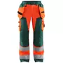 Blåkläder Damen Handwerkerhose, Hi-Vis Orange/Grün Blåkläder Damen Handwerkerhose, Hi-Vis Orange/Grün
