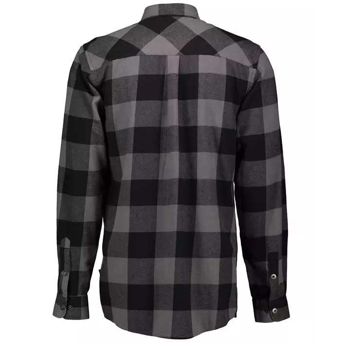 Westborn flannel shirt, Dark Grey/Black, large image number 4