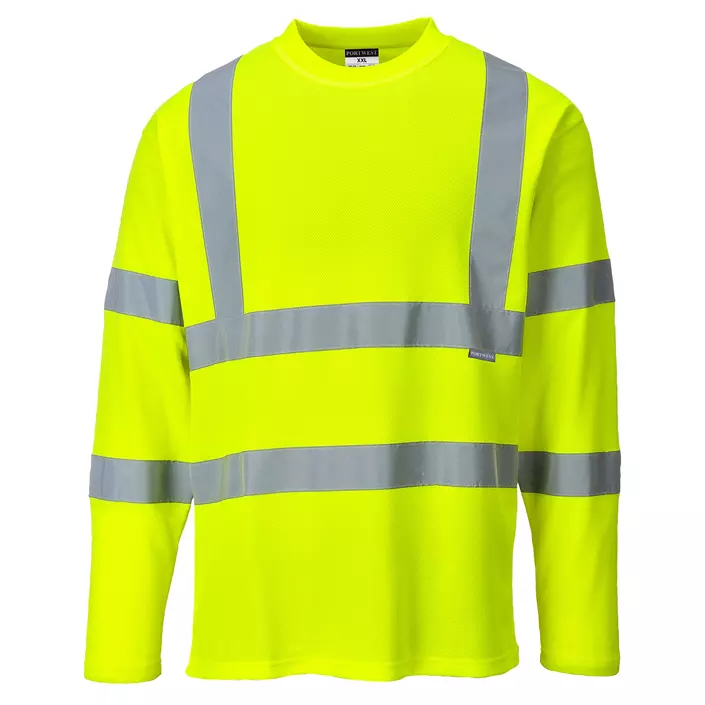 Portwest long-sleeved T-shirt, Hi-Vis Yellow, large image number 0