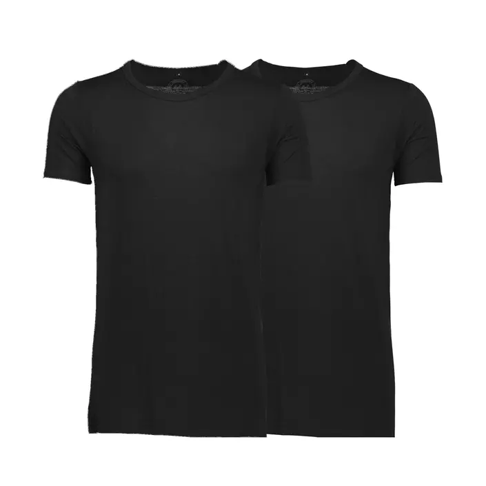 Lindbergh Basic 2-pack T-shirt, Black, large image number 0