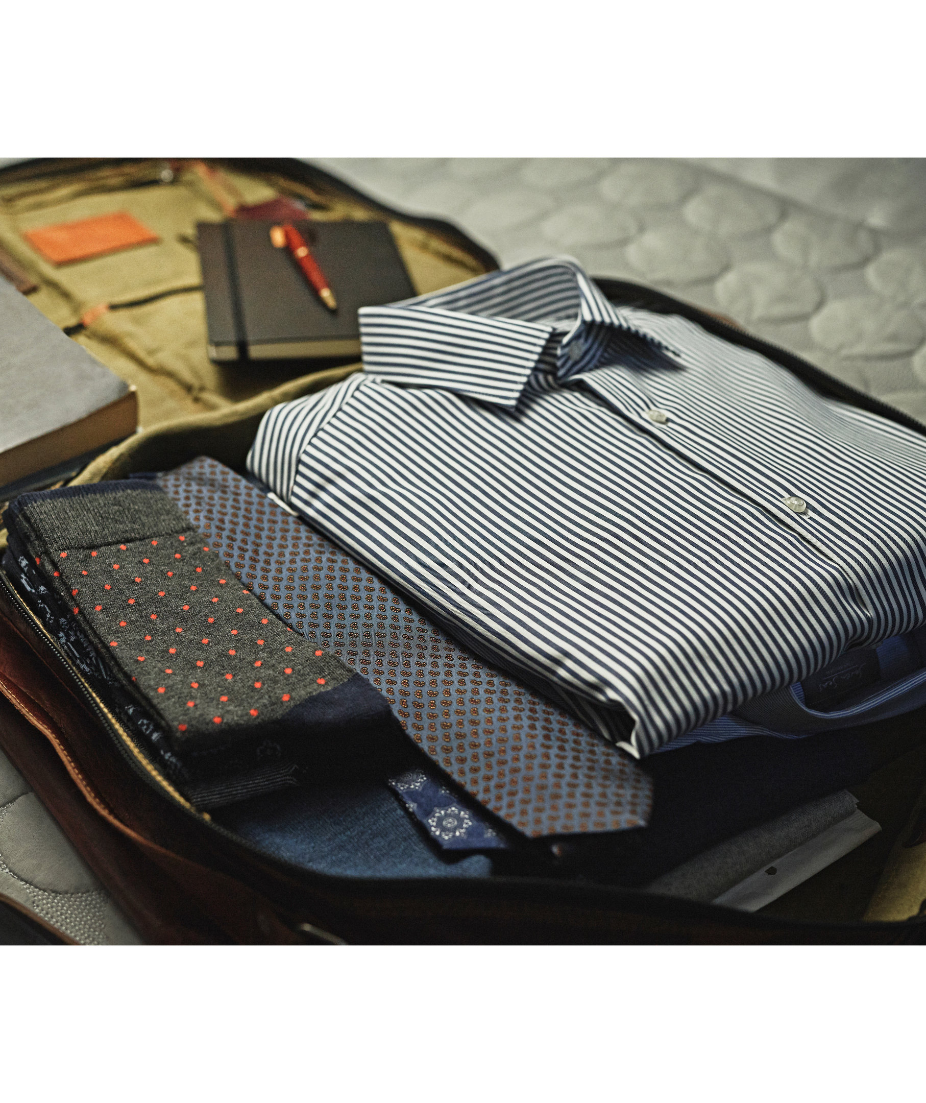 Seven Seas Kadet Modern fit shirt, Navy, large image number 5