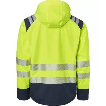 Top Swede shell jacket 130, Hi-Vis Yellow/Navy