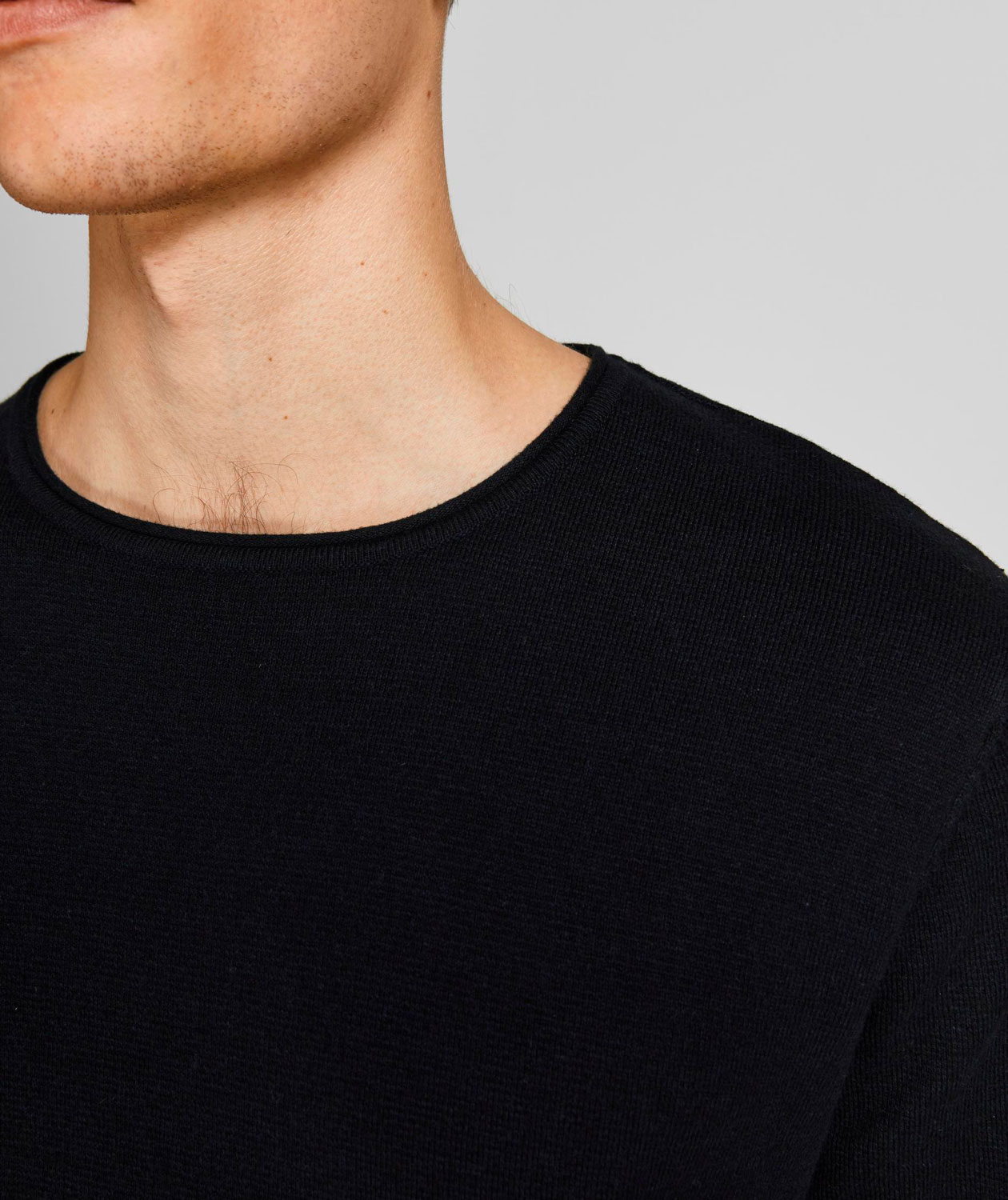 Jack & Jones JJEHILL knitted pullover, Black, large image number 3