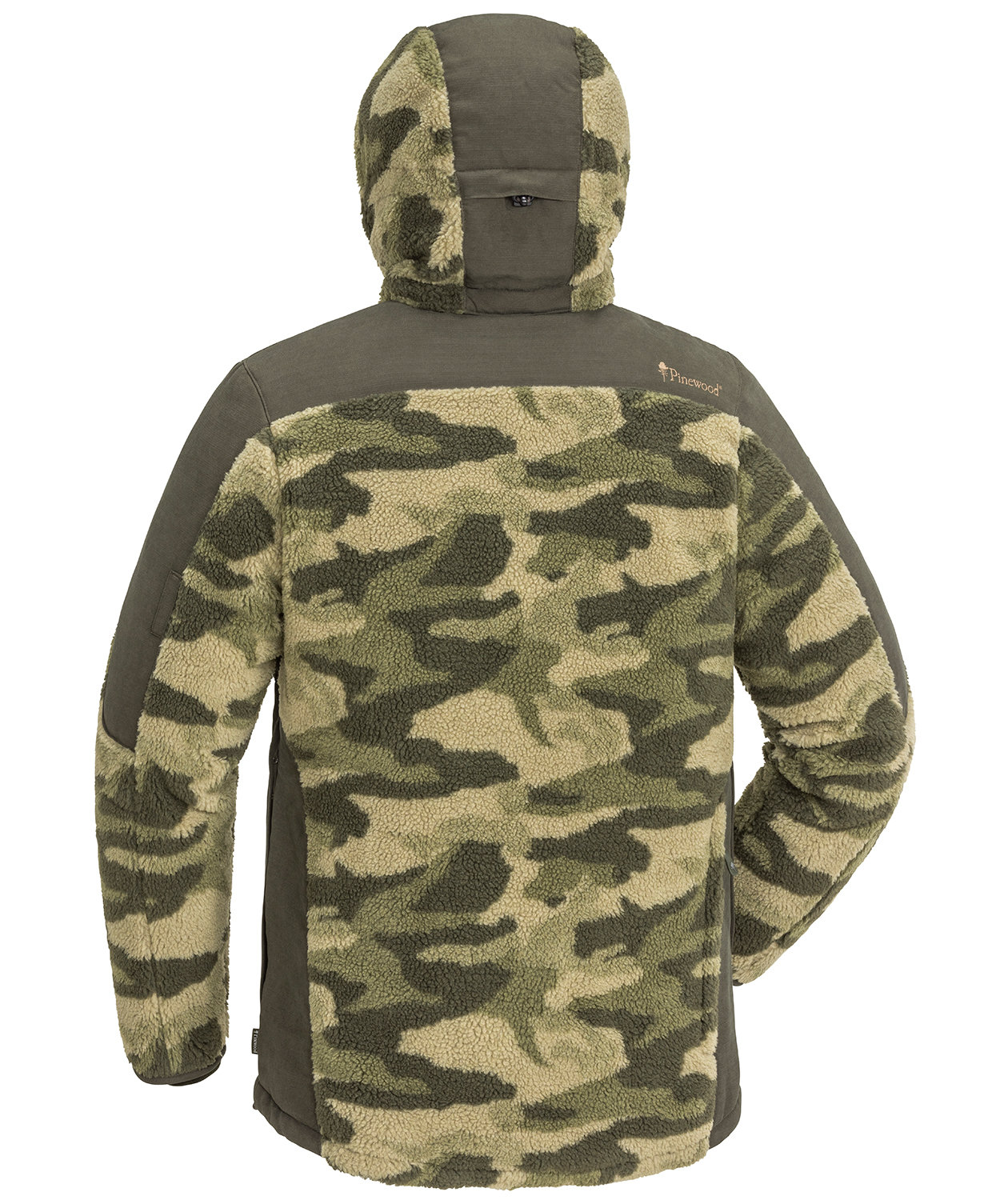 Pinewood Esbo Pile Camou  jakke, Green Jungle/Suede Brown, large image number 2