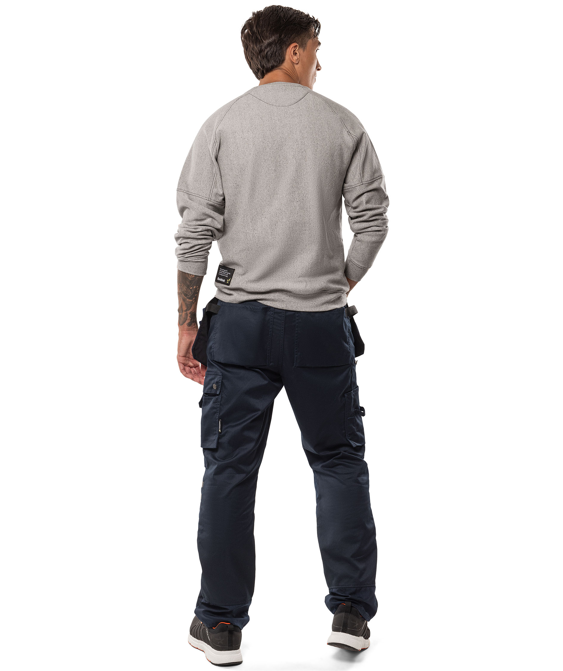 Fristads sweatshirt 7850 CLS, Grey Melange, large image number 3