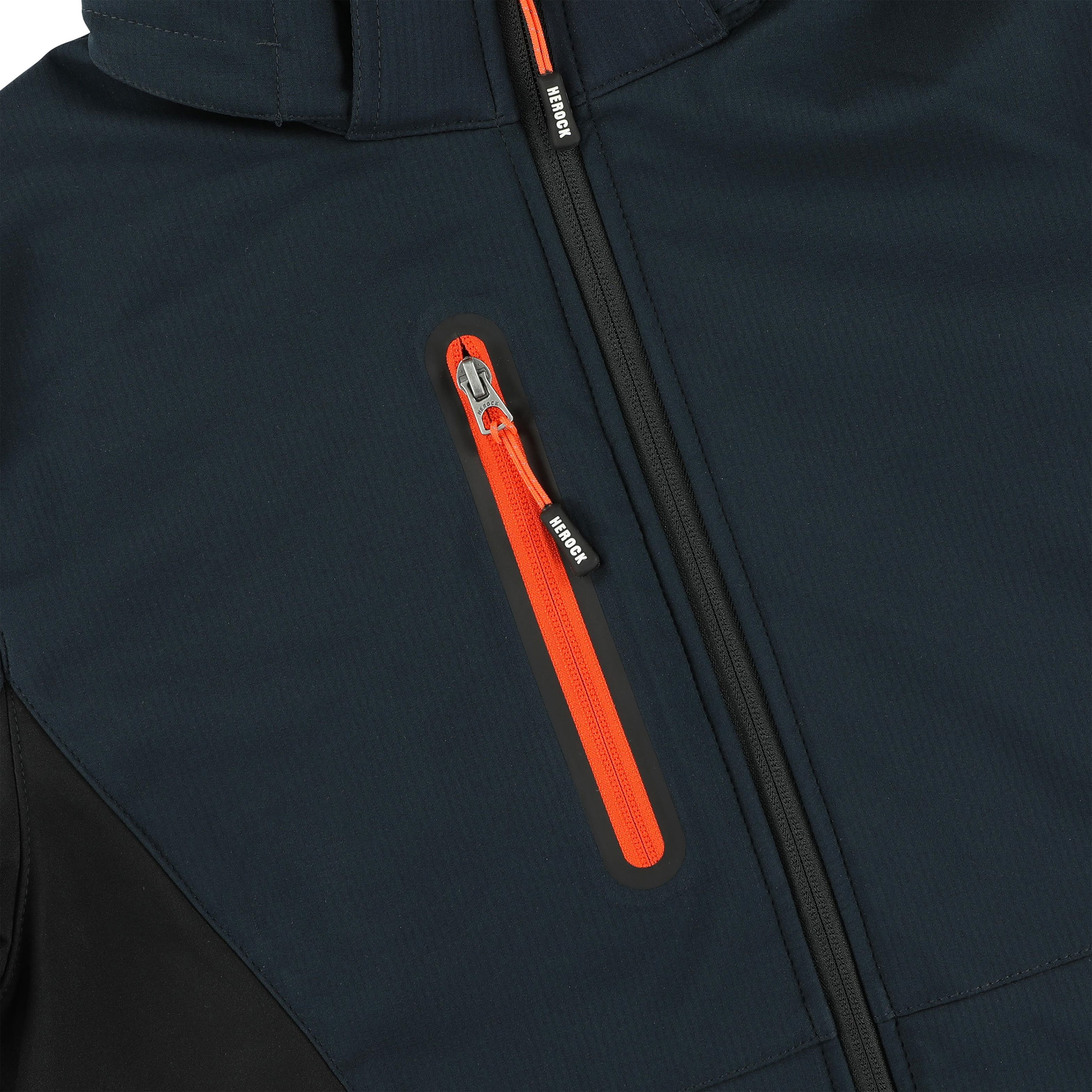 HEROCK Trystan softshell jacket, Navy/black, large image number 8