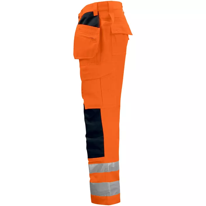 ProJob Handwerkerhose 6531, Hi-Vis Orange/Schwarz, large image number 3