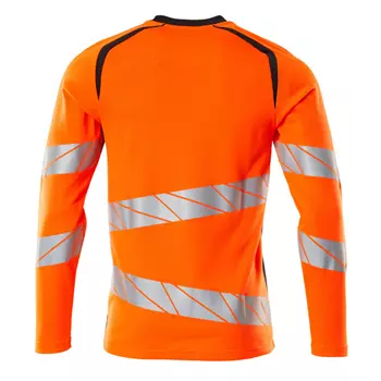 Mascot Accelerate Safe langärmliges T-Shirt, Hi-Vis Orange/Dunkel Marine