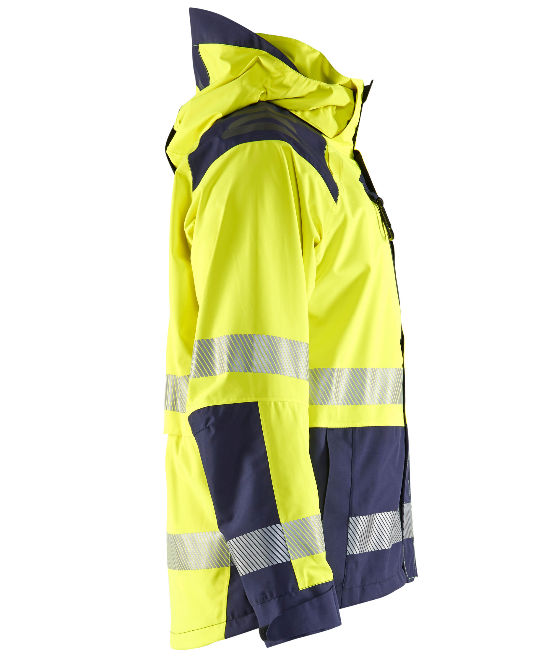 Bl&aring;kl&auml;der shell jacket, Hi-Vis yellow/marine, large image number 2