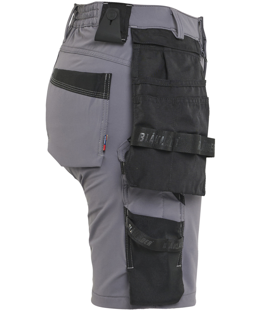 Bl&aring;kl&auml;der women's craftsman shorts full stretch, Medium grey/black, large image number 3