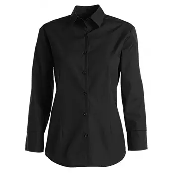 Kentaur modern fit women's shirt, 7/8-length sleeves, Black