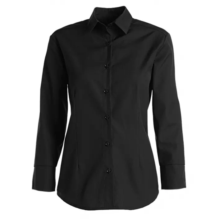 Kentaur modern fit women's shirt, 7/8-length sleeves, Black, large image number 0