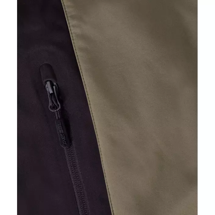 Tee Jays Performance softshell jacket with hood, Olive/Black, large image number 3