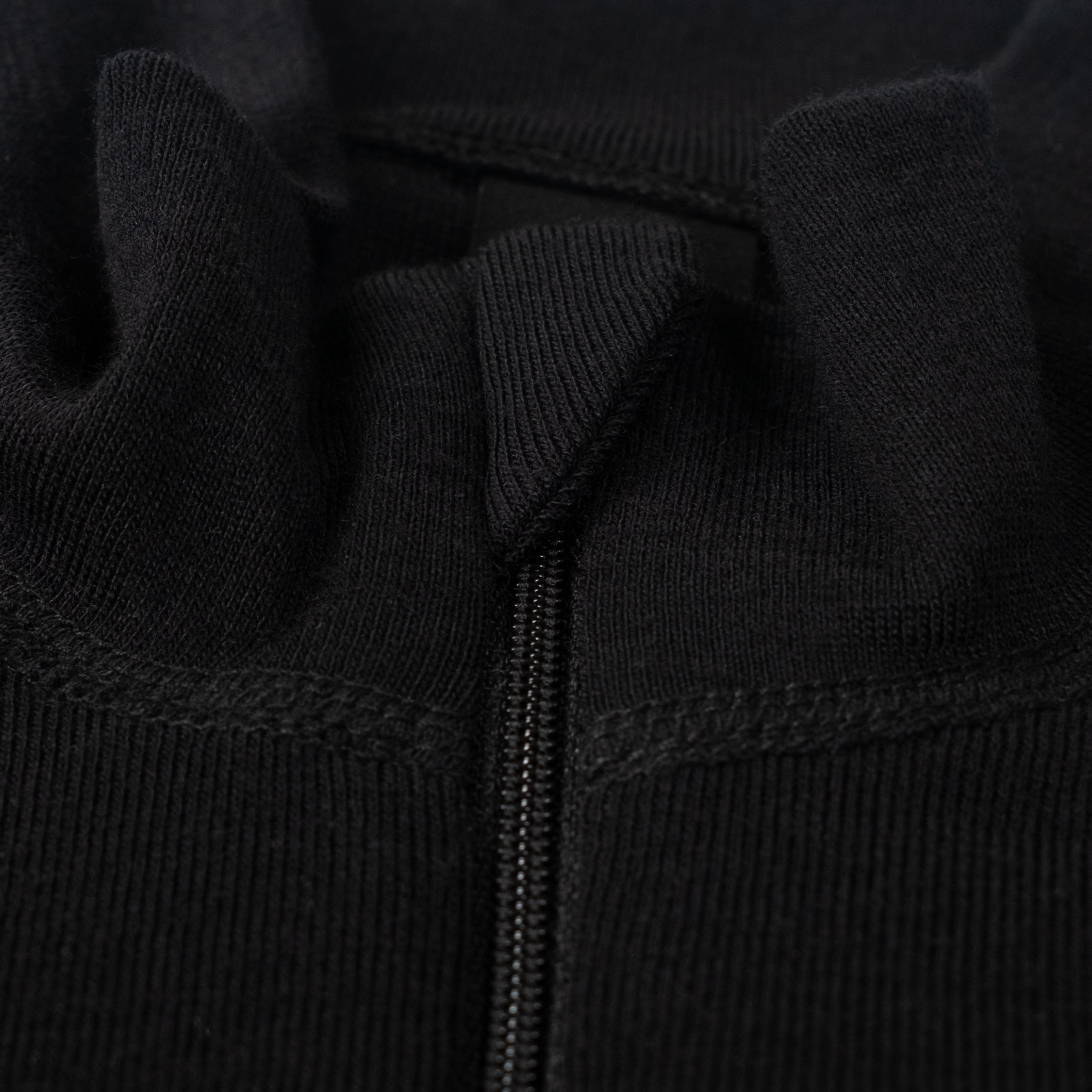 Westborn half zip long-sleeved T-shirt with merino wool, Black, large image number 4