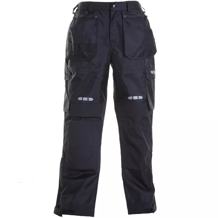 Lyngsoe rain trousers FOX7083, Black, large image number 0