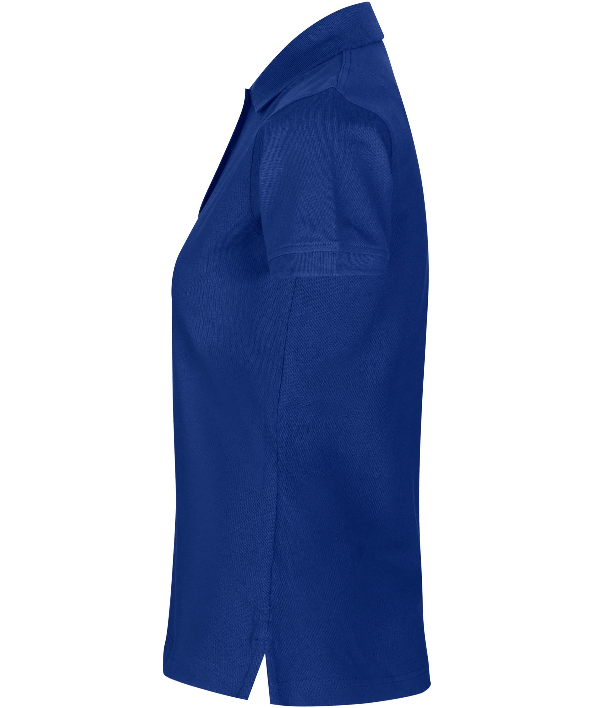 ID women's Pique Polo T-shirt with stretch, Royal Blue, Royal Blue, large image number 3