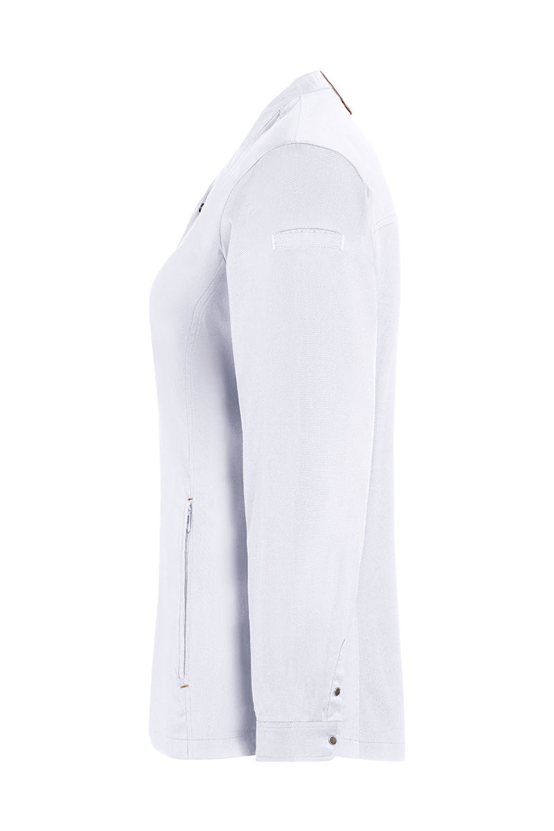 Karlowsky Green-Generation dame kokkejakke, White , large image number 3